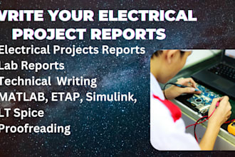 write electrical and electronics engineering project reports
