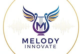 design a creative and professional music instrument logo for your brand