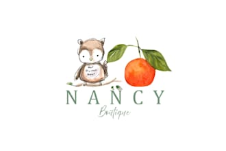 draw vintage illustration logo