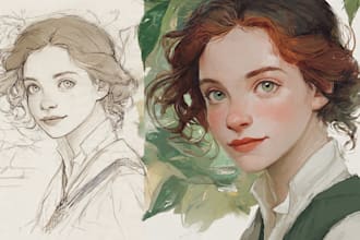 do semi realistic character design
