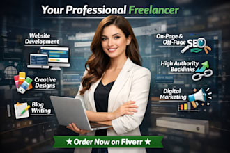 build blogging website, SEO, backlinks content writting