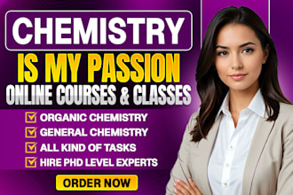 expert and tutor for general and organic chemistry  and spectroscopy all grades