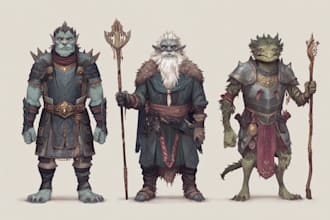 make fabulous fantasy character art