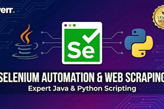 do selenium automation testing with java or python for web scripting