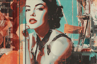 do vintage retro unique album cover art music cover