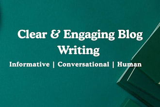 write clear and engaging blog content in a natural tone