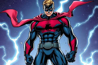 draw superhero comic superhero character marvel