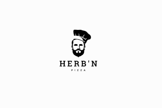 design creative scratch kitchen pizza shop logo