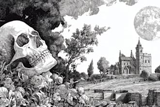 create pen and ink drawings and custom illustrations