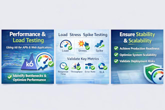 do performance and load testing for apis and web apps
