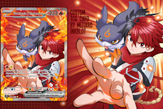 create card template for a tcg, card board game artwork