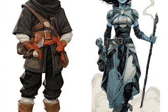 dnd character art and dnd character art