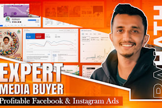 be your meta ads expert media buyer for facebook ads and instagram ads