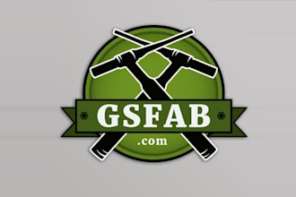 design high quality custom metal fabrication shop logo