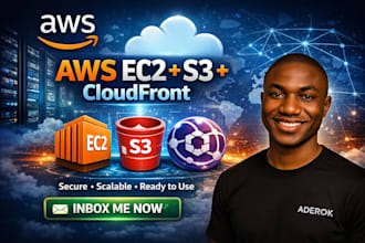 configure amazon ec2 server, s3 storage and cloudfront CDN