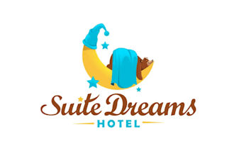 design a modern luxury travel, hotel rental and vacation logo
