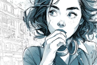 create ai comic book, illustrations any style for you