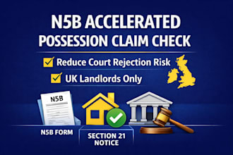 review your n5b accelerated possession claim and supporting documents