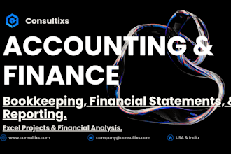 do accounting and finance, analysis report, financial statements, excel projects