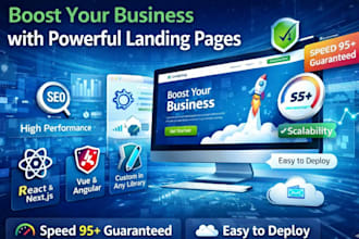 a custom landing website for your business