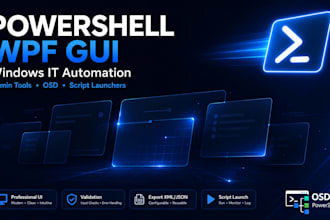 build a powershell wpf gui tool