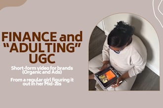 create relatable finance and budgeting ugc videos