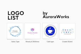 design a clean and elegant logo for your brand