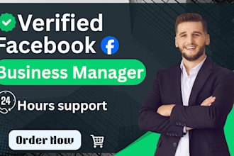 create fresh verified fb business manager and ads account