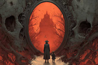 do dark art illustration