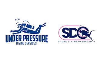design unique scuba diving logo