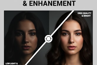 convert your low quality photo into a high quality image