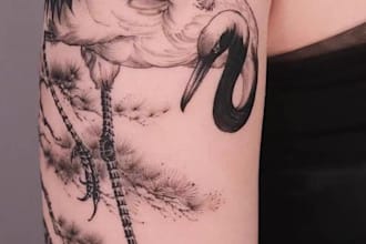 design a custom chinese style tattoo with cultural meaning