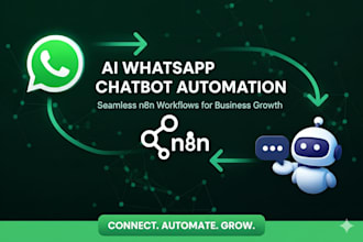 create n8n whatsapp chatbot automation workflow with api integration for busines