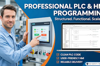 create a siemens tia portal plc program with hmi for your automation project