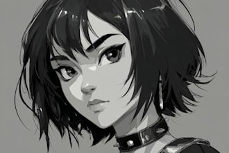 draw anime and manga illustrations