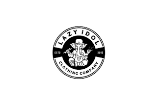 create a unique modern logo for t shirt company lazy idol