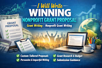 write winning nonprofit grant proposal, grant writing, nonprofit grant writing