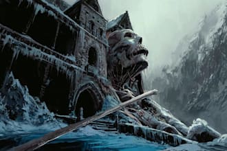 create cinematic concept art and detailed illustration
