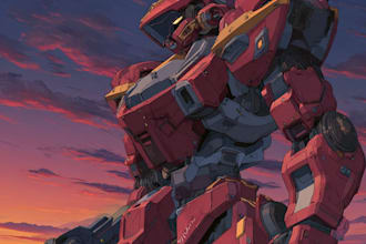 make your high quality mecha illustration for your need