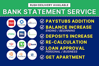 reconcile bank statement PDF to editable format bank statement