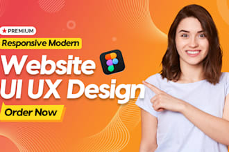 website ui ux design, figma website design, website design figma