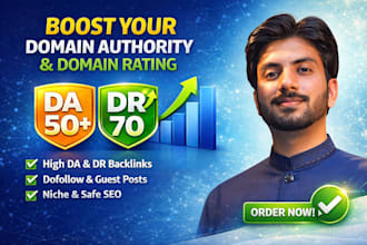 increase domain rating DR and moz da domain authority
