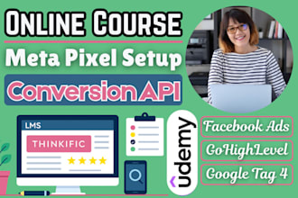 fix gohighlevel GTM tracking udemy facebook ads thinkific meta pixel capi