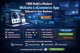 create a website or an online shop