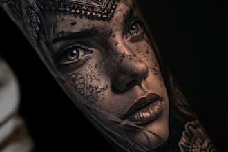 professionally design your sleeve tattoo , chest tattoo