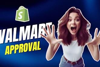 create shopify website for walmart seller account approval