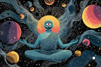 create high quality cosmic illustration