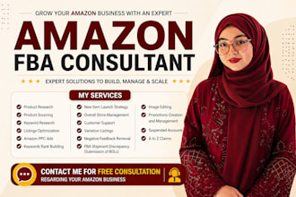 be your expert amazon virtual assistant launch and source profitable fba fbm VA