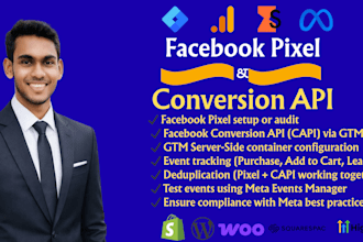 fix meta pixel and conversion API setup with GTM, server side tracking