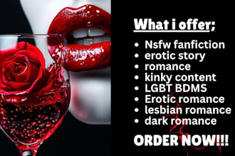 be romance story ghostwriter, nsfw fanfiction, erotica, fanfic, short stories